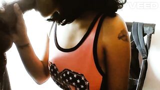 HAWT EXOTIC ANGEL ALLY DOES CUCKOLD ORAL SEX JOY LARGE SCHLONG BBC AFTERPARTY AFRICA