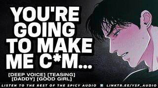 [m4f audio] Sucking Penis Underneath Your Gamer Boyfriend's Desk - YSF - ~ boy groaning ~