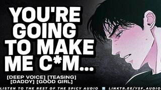 [m4f audio] Sucking Penis Underneath Your Gamer Boyfriend's Desk - YSF - ~ boy groaning ~