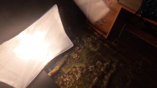 4k - obscene talk and groans as i wank my large dick imagining our sexy sex