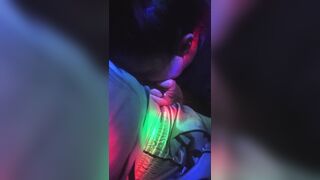 Hawt Latin chick Sucks Large Dong