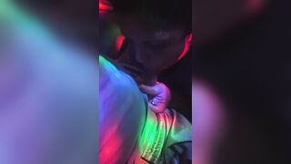 Hawt Latin chick Sucks Large Dong
