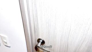 I catch my neighbour Pau Rojas masturbating in my bath.