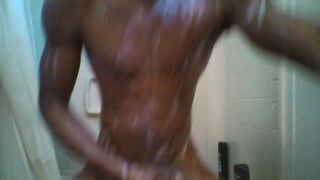 Intimate Shower, soapy butt