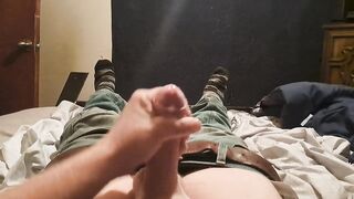 Couldn't await to come home and wank and cum!