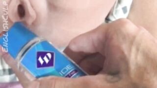 Missionary Sex with two cheesy Cum Dribbles