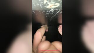 Cheating wife goes to magnificence gap at sex cinema and has sex with strangers