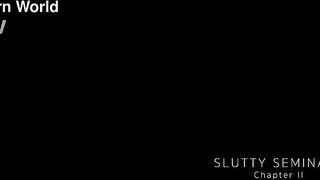 Lustful Seminars Chapter two: Bi Business Hotties Shalina Devine And Cara Mella Treat Their Colleagues To A double penetration Group sex GP3358
