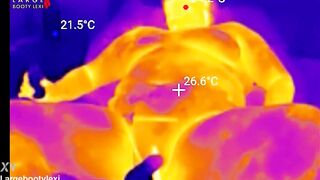 1st BBC Sex Machine Screw: Oiled Up big beautiful woman Cums Hard on Your Giant Penis, 15 Min Ride and Cum Countdown, POV Thermal (4K Landscape)