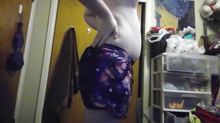 Trans Bitch writes all over her Body