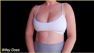 mother I'd like to fuck wears sexy underware and flashes flawless boobs