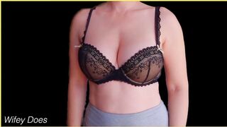 mother I'd like to fuck wears sexy underware and flashes flawless boobs