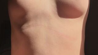 Playing with my ideal tiny melons and teats