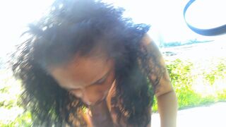 PUBLIC ORAL SEX EXOTIC BLACK COSPLAY BROWN LARGE BAZOOKAS SUCKS JOCK ON BIKETRAIL