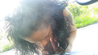 PUBLIC ORAL SEX EXOTIC BLACK COSPLAY BROWN LARGE BAZOOKAS SUCKS JOCK ON BIKETRAIL