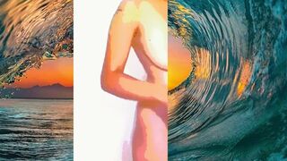 GLAMOROUS HAWAII FEMALE SHOWERS IN WATER