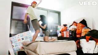 ORAL JOB-SEX WINDOW POV PUBLIC NEIGHBORS CAUGHT