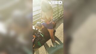 UBER DELIVERY FEMALE PUBLIC NYC REAL