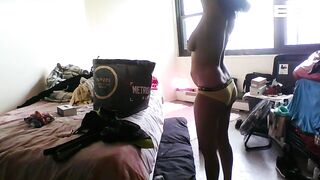 TRYING ON CLOTHING BEHIND THE SCENE SOLO FEMALE CASTING FOR PORNHUB