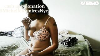 SUCKING A REAL 10 INCH LARGE EBONY KNOB FATCOCK SUCK AND GULP