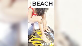 PUBLIC SOLO FEMALE UNDRESSED BEACH LIFE GUARD