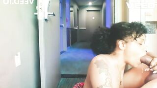 DOOR OPEN ORAL AT LAS VEGAS HOTEL CAUGHT PAIR FUCKFEST PARTY