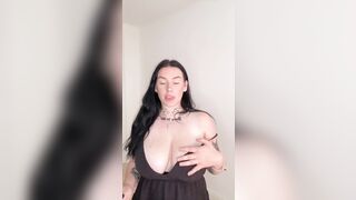 Breasty British teen JOI smutty talk