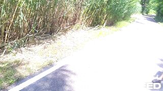 PARODY LITTLE REDD RIDING HOOD IN THE JUNGLE WOODS PUBLIC OUTSIDE COS REALITY REACTION MOVIE SCENE NEEDED