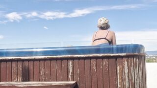 Public masturbation Hawt mother i'd like to fuck gets soaked climax