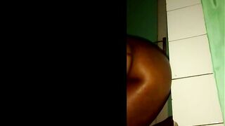 Elvie Sexually excited with sex tool on the wall - Part 4