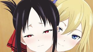 Love is War: Kaguya And Shirogane In 3some With Hayasaki - Uncensored