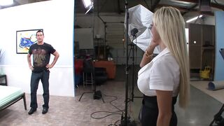 Breathtaking pornstar Nikita Von James enjoys getting roughly screwed by a large schlong