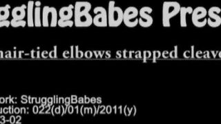 Chairtied Elbows Belted Cleavegagged