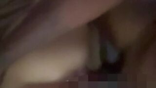 Nastywithvelmaa is filled with ebony knob untill her snatch leaks with cum