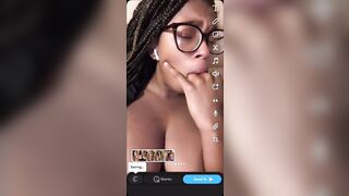 TELE Literaryvixen Sloppy Black Twat Play