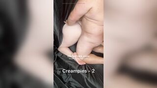 Boyfriend gets sloppy thirds at homemade female gloryhole