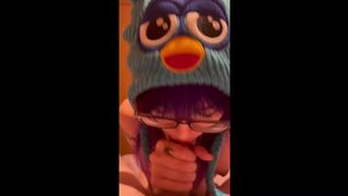 giving head & getting screwed in my furby hat ;three