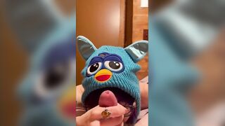giving head & getting screwed in my furby hat ;three