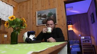 Ski Geil Kitchen Seduction with Sexy Brunette hair Hotty