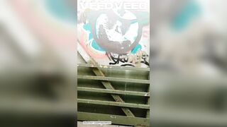 PUBLIC OUTSIDE SOLO FEMALE BIKE TRAIL NYC CAUGHT