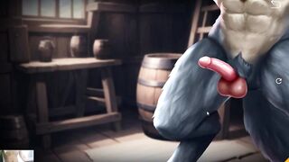 2 HAWT ANGELS DRILLED BY WEREWOLVES YIFF ANIME