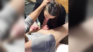 Hot brunette hair Nicole Sage comes over uninvited