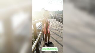 LATIN BABE SOLO COSPLAY UNDRESSED OUTSIDE WALKING AROUND