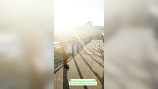 LATIN BABE SOLO COSPLAY UNDRESSED OUTSIDE WALKING AROUND