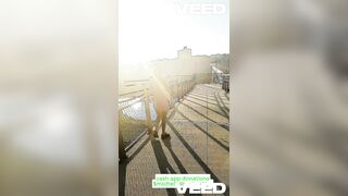 LATIN BABE SOLO COSPLAY UNDRESSED OUTSIDE WALKING AROUND