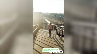 LATIN BABE SOLO COSPLAY UNDRESSED OUTSIDE WALKING AROUND