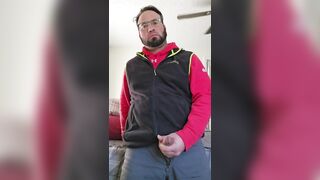 Worker takes a lunch