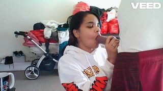 ROMANCE FAIL BLOWJOB GOES LEFT LARGE RAMROD SUCK AND GULP COARSE