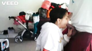 ROMANCE FAIL BLOWJOB GOES LEFT LARGE RAMROD SUCK AND GULP COARSE