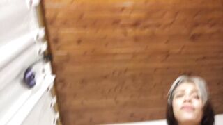 I ride my ally's ramrod at his wife's abode